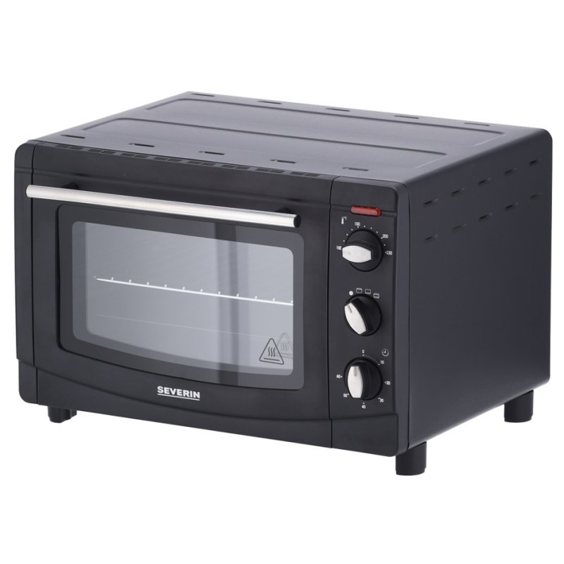 SEVERIN oventoaster TO 2067, zwart/zilver, 1500 Watt, 20 liter